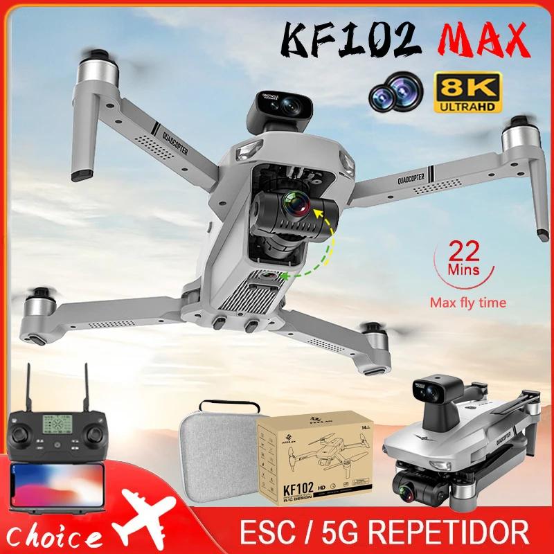 KF102 MAX  8K 귯ø,  HD ī޶, 2  GPS, Fpv , RC , ︮ , ƿ 峭, ǰ